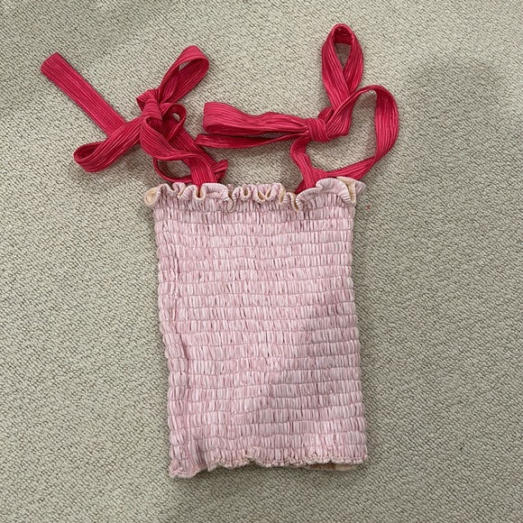 Pink Smocked Set - Picture 2 of 5